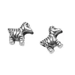Kovová korálka Zebra 5ks-Stafil
