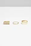 Sada prstenů Pray - zlaté barvy