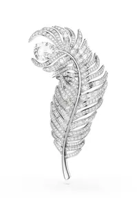 Swarovski  brože kovová VIENNA