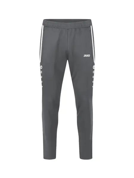 JAKO Športové nohavice  sivá / biela