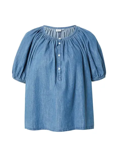 GAP Blúzka 'POPOVER'  modrá denim