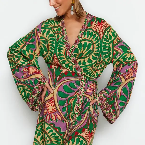 Dámské šaty Trendyol TBESS23KM00045/Very colorful