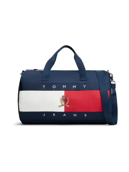 Tommy Jeans Víkendová taška  námornícka modrá / červená / biela