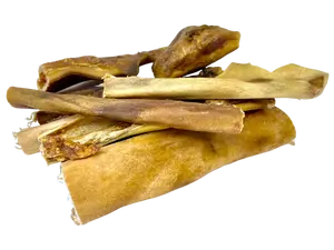 LK Baits Pet Hovězí Kůže Řezaná 200g