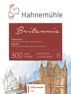 Akvarelový blok HHM Britania 8x10,5cm 300g CP
