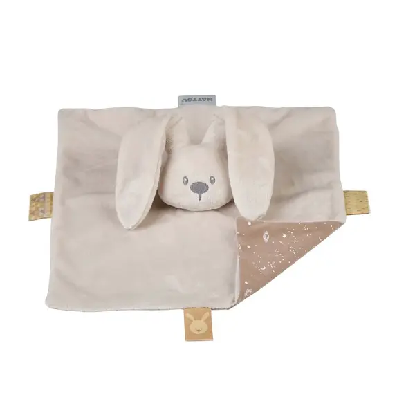 Nattou Mazlíček mini Lapidou Glow pískový 28 cm, 0 m+