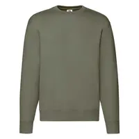 Oliwkowa bluza męska Set-in Sweat Fruit of the Loom