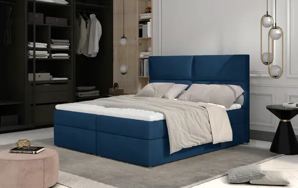 Boxspring Amber Rozměr: 140 x 200 cm, látka: Monolith 77