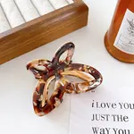 Hollow Butterfly Shape Cellulose Acetate(Resin) Claw Hair Clips