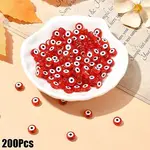 200Pcs Transparent Acrylic Beads