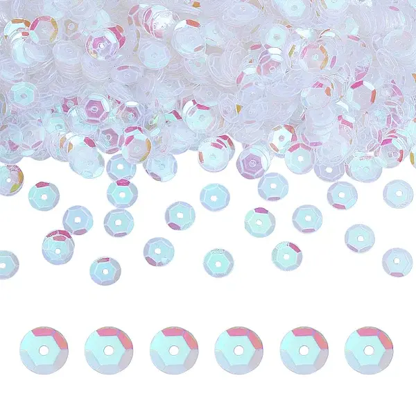 3Sets UV Plating Opaque Acrylic Beads