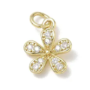 Brass with Rhinestone Charms