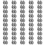 50Pcs Eye Hotfix Rhinestone Sew on Patches