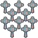 10Pcs Computerized Embroidery Cloth Self Adhesive Patches
