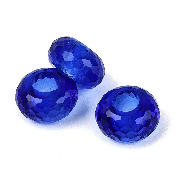 Transparent Glass European Beads