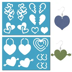 Acrylic Earring Handwork Template