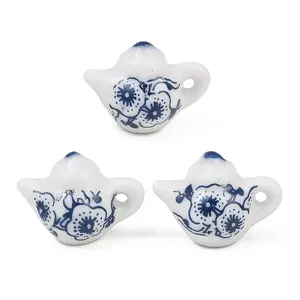Blue and White Porcelain Pendants