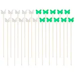 20Pcs Acrylic Butterfly Flowerpot Decoration