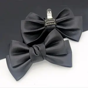Leather Bowknot Shoe Decorations
