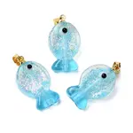 Handmade Dichroic Foil Lampwork Pendants