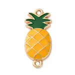 Fruit Theme Alloy Enamel Connector Charms