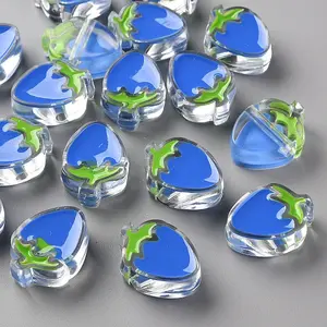 Transparent Enamel Acrylic Beads
