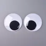Black & White Wiggle Googly Eyes Cabochons