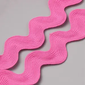 Polyester Wavy Fringe Trim Ribbon