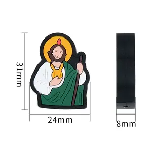 Jesus Silicone Focal Beads