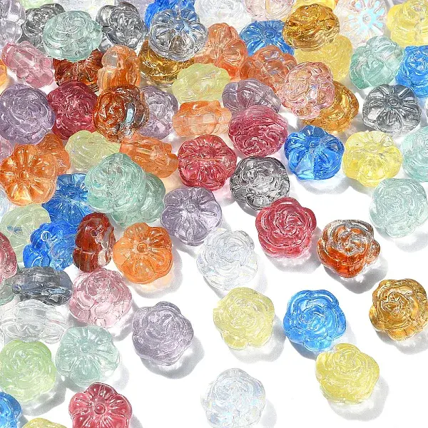 100Pcs Handmade Lampwork Beads