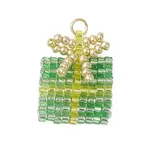 Glass Seed Beaded Christmas Gift Pendants