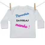 Boodyy Tričko s dlhým rukávom Nepanikár 74 (6-9 mesiacov)