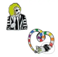 Beetlejuice Odznaky - Beetlejuice & Sandworm 2 ks
