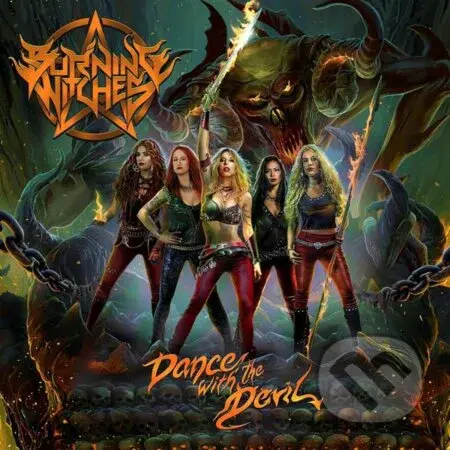Burning Witches:  Dance With the Devil / Green LP (2 LP)