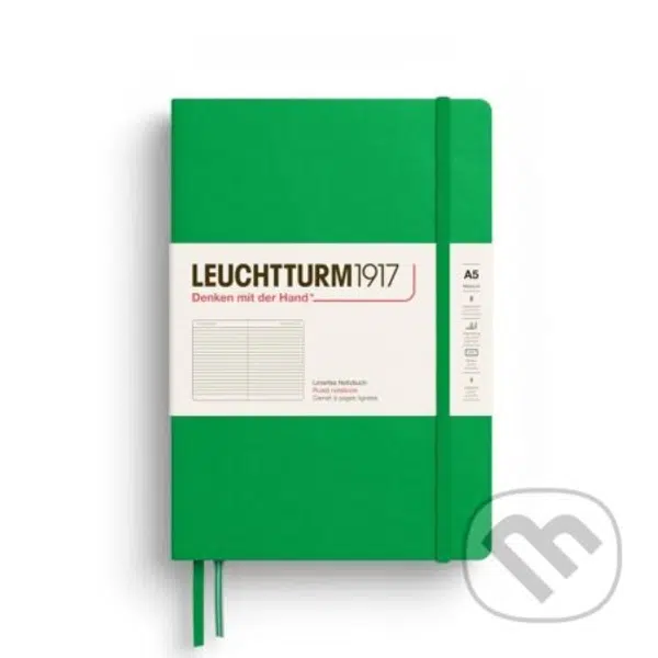 Leuchtturm1917 Zápisník Spring Leaf Medium A5 linkovaný
