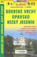 Opavsko, Oderské vrchy, Nízký Jeseník 1:100 000