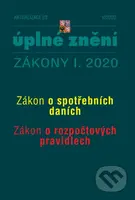 Aktualizace I/3 2020 – Spotřební daně, Rozpočtová pravidla