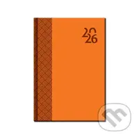 Denný diár VENETIA 2026 (oranžový) (12-mesačný, A5)