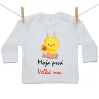 Boodyy Tričko s dlhým rukávom Moja prvá Veľká noc Dievča 80 (9-12 mesiacov)