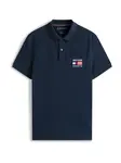 TOMMY HILFIGER Tričko  námornícka modrá / svetločervená / biela