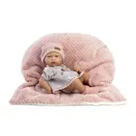 Guca 853 New Born Holčička - realistická panenka s celovinylovým tělem - 38 cm