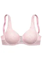 NUANCE Podprsenka  ružová / biela