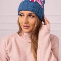 marka niezdefiniowana Dámská čepice Meghan K410 denim