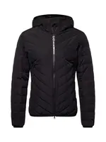 EA7 Emporio Armani Prechodná bunda  čierna / biela