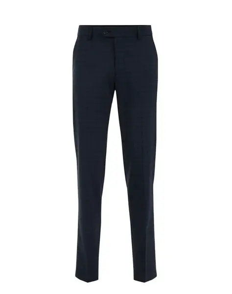 WE Fashion Nohavice  tmavomodrá