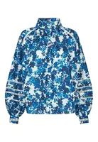 Dea Kudibal Blúzka 'Nitadea'  modrá / zmiešané farby