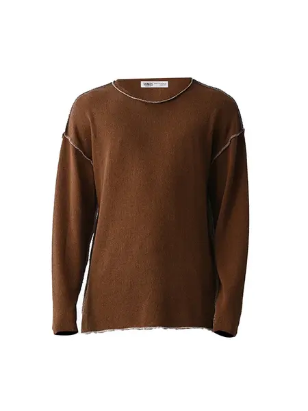 VAMOS CLO Sveter  hnedá