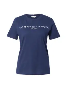 TOMMY HILFIGER Tričko  námornícka modrá / biela