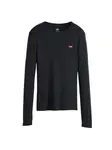 LEVI'S ® Tričko 'Essential Housemark Long Sleeve Tee'  červená / čierna / biela