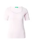 UNITED COLORS OF BENETTON Tričko  pastelovo ružová